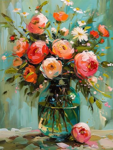 Diamond Painting Blume Diamond Painting Erwachsene Groß XXL Vase Crystal Art Bastelset Erwachsene Anfänger DIY Mosaikherstellung Bastelset für Zimmer Deko, Geschenke für Frauen 25x35cm -2502yS8 Diamond Painting Blume Diamond Painting Erwachsene Groß XXL Vase Crystal Art Bastelset Erwachsene Anfänger DIY Mosaikherstellung Bastelset für Zimmer Deko, Geschenke für Frauen 25x35cm -2502yS8 von LUESUAYN