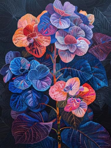 Diamond Painting Magnolie Diamond Painting Erwachsene Groß XXL Blume Crystal Art Bastelset Erwachsene Anfänger DIY Mosaikherstellung Bastelset für Zimmer Deko, Geschenke für Frauen (90x120cm) -2502y2D von LUESUAYN