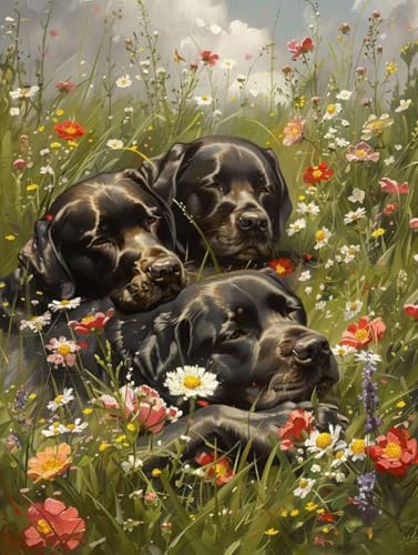 Hund Diamond Painting XXL Blume Crystal Art, Diamond Painting Eckige Steine Basteln Erwachsene Anfänger DIY Stickerei Kreuzstich Bastelset für Wanddeko, Zimmer Deko, Geschenke 20 x 30 cm -2502y8T Hund Diamond Painting XXL Blume Crystal Art, Diamond Painting Eckige Steine Basteln Erwachsene Anfänger DIY Stickerei Kreuzstich Bastelset für Wanddeko, Zimmer Deko, Geschenke 20 x 30 cm -2502y8T von LUESUAYN