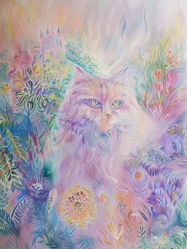 Katze Diamond Painting XXL Blume Crystal Art, Diamond Painting Eckige Steine Basteln Erwachsene Anfänger DIY Stickerei Kreuzstich Bastelset für Wanddeko, Zimmer Deko, Geschenke 20x30cm -2502y70 Katze Diamond Painting XXL Blume Crystal Art, Diamond Painting Eckige Steine Basteln Erwachsene Anfänger DIY Stickerei Kreuzstich Bastelset für Wanddeko, Zimmer Deko, Geschenke 20x30cm -2502y70 von LUESUAYN