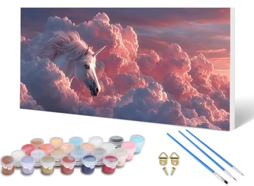 Malen Nach Zahlen Einhorn Malen Nach Zahlen Erwachsene Tier 70 x 140 cm, DIY Paint by Numbers Bastelset Erwachsene Anfänger mit 3 Pinsel und Acrylfarben & Knitterfreie Leinwand für Wanddeko -lsy250685 Malen Nach Zahlen Einhorn Malen Nach Zahlen Erwachsene Tier 70 x 140 cm, DIY Paint by Numbers Bastelset Erwachsene Anfänger mit 3 Pinsel und Acrylfarben & Knitterfreie Leinwand für Wanddeko -lsy250685 von LUESUAYN