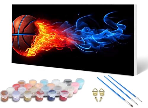 Malen Nach Zahlen Erwachsene Basketball Malen Nach Zahlen Basketball, DIY Set Erwachsene Paint by Numbers mit 3 Pinsel und Acrylfarben & Leinwand für Zimmer Deko Wohnzimmer 100X200 CM -lsy2506T0 Malen Nach Zahlen Erwachsene Basketball Malen Nach Zahlen Basketball, DIY Set Erwachsene Paint by Numbers mit 3 Pinsel und Acrylfarben & Leinwand für Zimmer Deko Wohnzimmer 100X200 CM -lsy2506T0 von LUESUAYN