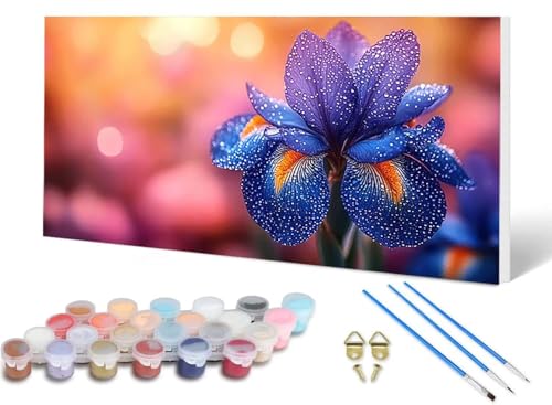 Malen Nach Zahlen Erwachsene Blume Malen Nach Zahlen Anlage, DIY Set Erwachsene Paint by Numbers mit 3 Pinsel und Acrylfarben & Knitterfreie Leinwand für Zimmer Deko Wohnzimmer 100 x 200 cm -lsy25062S Malen Nach Zahlen Erwachsene Blume Malen Nach Zahlen Anlage, DIY Set Erwachsene Paint by Numbers mit 3 Pinsel und Acrylfarben & Knitterfreie Leinwand für Zimmer Deko Wohnzimmer 100 x 200 cm -lsy25062S von LUESUAYN