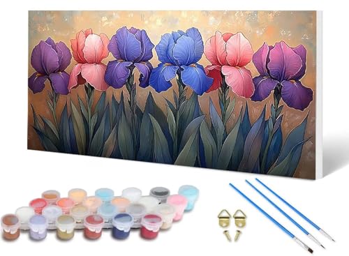 Malen Nach Zahlen Erwachsene Blume Malen Nach Zahlen Anlage, DIY Set Erwachsene Paint by Numbers mit 3 Pinsel und Acrylfarben & Knitterfreie Leinwand für Zimmer Deko Wohnzimmer 60X120 CM -lsy25063H Malen Nach Zahlen Erwachsene Blume Malen Nach Zahlen Anlage, DIY Set Erwachsene Paint by Numbers mit 3 Pinsel und Acrylfarben & Knitterfreie Leinwand für Zimmer Deko Wohnzimmer 60X120 CM -lsy25063H von LUESUAYN
