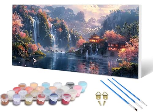 Malen Nach Zahlen Erwachsene Fallen Malen Nach Zahlen Japan, DIY Set Erwachsene Paint by Numbers mit 3 Pinsel und Acrylfarben & Knitterfreie Leinwand für Zimmer Deko Wohnzimmer 60X120 CM -lsy250606 Malen Nach Zahlen Erwachsene Fallen Malen Nach Zahlen Japan, DIY Set Erwachsene Paint by Numbers mit 3 Pinsel und Acrylfarben & Knitterfreie Leinwand für Zimmer Deko Wohnzimmer 60X120 CM -lsy250606 von LUESUAYN