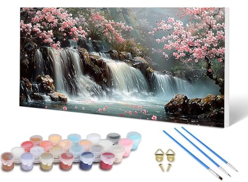 Malen Nach Zahlen Erwachsene Fallen Malen Nach Zahlen Landschaft, DIY Set Erwachsene Paint by Numbers mit 3 Pinsel und Acrylfarben & Leinwand für Zimmer Deko Wohnzimmer, Geschenke 100X200 CM -lsy2561I Malen Nach Zahlen Erwachsene Fallen Malen Nach Zahlen Landschaft, DIY Set Erwachsene Paint by Numbers mit 3 Pinsel und Acrylfarben & Leinwand für Zimmer Deko Wohnzimmer, Geschenke 100X200 CM -lsy2561I von LUESUAYN
