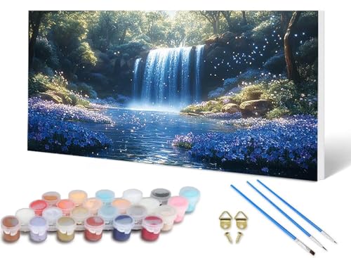 Malen Nach Zahlen Erwachsene Fallen Malen Nach Zahlen Landschaft, DIY Set Erwachsene Paint by Numbers mit 3 Pinsel und Acrylfarben & Leinwand für Zimmer Deko Wohnzimmer, Geschenke 80X160 CM -lsy2506H5 Malen Nach Zahlen Erwachsene Fallen Malen Nach Zahlen Landschaft, DIY Set Erwachsene Paint by Numbers mit 3 Pinsel und Acrylfarben & Leinwand für Zimmer Deko Wohnzimmer, Geschenke 80X160 CM -lsy2506H5 von LUESUAYN