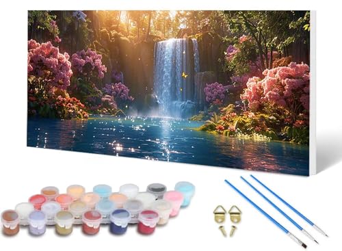 Malen Nach Zahlen Erwachsene Fallen Malen Nach Zahlen Landschaft, DIY Set Erwachsene Paint by Numbers mit 3 Pinsel und Acrylfarben & Leinwand für Zimmer Deko Wohnzimmer 100 x 200 cm -lsy25064QH3 Malen Nach Zahlen Erwachsene Fallen Malen Nach Zahlen Landschaft, DIY Set Erwachsene Paint by Numbers mit 3 Pinsel und Acrylfarben & Leinwand für Zimmer Deko Wohnzimmer 100 x 200 cm -lsy25064QH3 von LUESUAYN
