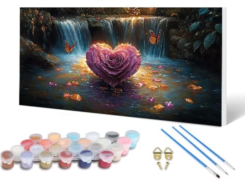 Malen Nach Zahlen Erwachsene Fallen Malen Nach Zahlen Schmetterling, DIY Set Erwachsene Paint by Numbers mit 3 Pinsel und Acrylfarben & Leinwand für Zimmer Deko Wohnzimmer 60 x 120 cm -lsy2506B4 Malen Nach Zahlen Erwachsene Fallen Malen Nach Zahlen Schmetterling, DIY Set Erwachsene Paint by Numbers mit 3 Pinsel und Acrylfarben & Leinwand für Zimmer Deko Wohnzimmer 60 x 120 cm -lsy2506B4 von LUESUAYN