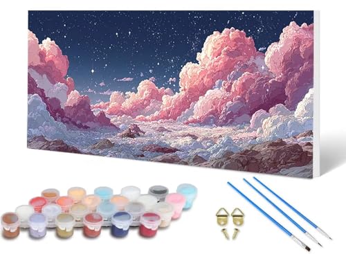 Malen Nach Zahlen Erwachsene Himmel Malen Nach Zahlen Sternenhimmel, DIY Set Erwachsene Paint by Numbers mit 3 Pinsel und Acrylfarben & Leinwand für Zimmer Deko Wohnzimmer 100X200 CM -lsy25060N Malen Nach Zahlen Erwachsene Himmel Malen Nach Zahlen Sternenhimmel, DIY Set Erwachsene Paint by Numbers mit 3 Pinsel und Acrylfarben & Leinwand für Zimmer Deko Wohnzimmer 100X200 CM -lsy25060N von LUESUAYN