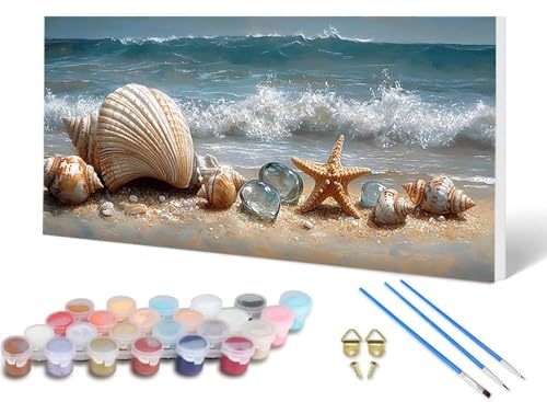 Malen Nach Zahlen Erwachsene Hülse Malen Nach Zahlen Strand, DIY Set Erwachsene Paint by Numbers mit 3 Pinsel und Acrylfarben & Knitterfreie Leinwand für Zimmer Deko Wohnzimmer 100 x 200 cm -lsy2506T2 Malen Nach Zahlen Erwachsene Hülse Malen Nach Zahlen Strand, DIY Set Erwachsene Paint by Numbers mit 3 Pinsel und Acrylfarben & Knitterfreie Leinwand für Zimmer Deko Wohnzimmer 100 x 200 cm -lsy2506T2 von LUESUAYN