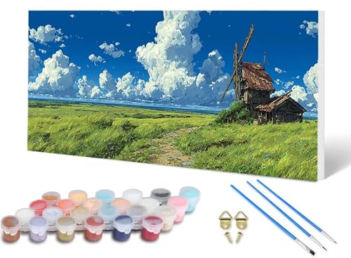 Malen Nach Zahlen Erwachsene Natur Malen Nach Zahlen Landschaft, DIY Set Erwachsene Paint by Numbers mit 3 Pinsel und Acrylfarben & Leinwand für Zimmer Deko Wohnzimmer, Geschenke 100X200 CM -lsy25068F Malen Nach Zahlen Erwachsene Natur Malen Nach Zahlen Landschaft, DIY Set Erwachsene Paint by Numbers mit 3 Pinsel und Acrylfarben & Leinwand für Zimmer Deko Wohnzimmer, Geschenke 100X200 CM -lsy25068F von LUESUAYN
