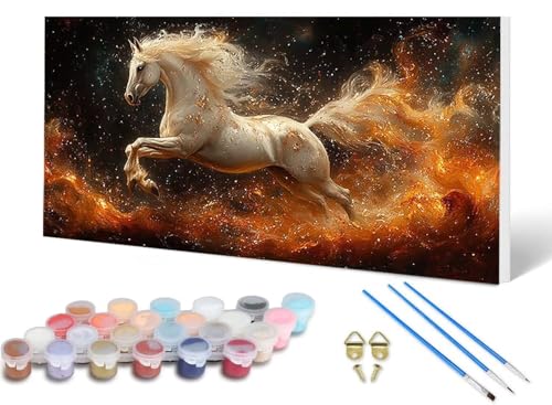 Malen Nach Zahlen Erwachsene Pferd Malen Nach Zahlen Tier, DIY Set Erwachsene Paint by Numbers mit 3 Pinsel und Acrylfarben & Knitterfreie Leinwand für Zimmer Deko Wohnzimmer 100 x 200 cm -lsy250686 Malen Nach Zahlen Erwachsene Pferd Malen Nach Zahlen Tier, DIY Set Erwachsene Paint by Numbers mit 3 Pinsel und Acrylfarben & Knitterfreie Leinwand für Zimmer Deko Wohnzimmer 100 x 200 cm -lsy250686 von LUESUAYN
