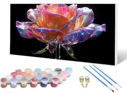 Malen Nach Zahlen Erwachsene Rose Malen Nach Zahlen Blume, DIY Set Erwachsene Paint by Numbers mit 3 Pinsel und Acrylfarben & Knitterfreie Leinwand für Zimmer Deko Wohnzimmer 60X120CM -lsy2506V5 Malen Nach Zahlen Erwachsene Rose Malen Nach Zahlen Blume, DIY Set Erwachsene Paint by Numbers mit 3 Pinsel und Acrylfarben & Knitterfreie Leinwand für Zimmer Deko Wohnzimmer 60X120CM -lsy2506V5 von LUESUAYN