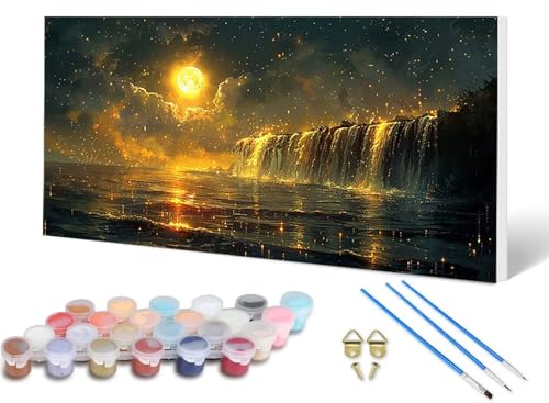 Malen Nach Zahlen Erwachsene Sternenhimmel Malen Nach Zahlen Fallen, DIY Set Erwachsene Paint by Numbers mit 3 Pinsel und Acrylfarben & Leinwand für Zimmer Deko Wohnzimmer 100X200 CM -lsy250677 Malen Nach Zahlen Erwachsene Sternenhimmel Malen Nach Zahlen Fallen, DIY Set Erwachsene Paint by Numbers mit 3 Pinsel und Acrylfarben & Leinwand für Zimmer Deko Wohnzimmer 100X200 CM -lsy250677 von LUESUAYN