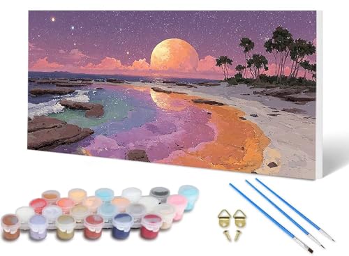 Malen Nach Zahlen Erwachsene Sternenhimmel Malen Nach Zahlen Landschaft, DIY Set Erwachsene Paint by Numbers mit 3 Pinsel und Acrylfarben & Leinwand für Zimmer Deko Wohnzimmer 80X160CM -lsy25064Q Malen Nach Zahlen Erwachsene Sternenhimmel Malen Nach Zahlen Landschaft, DIY Set Erwachsene Paint by Numbers mit 3 Pinsel und Acrylfarben & Leinwand für Zimmer Deko Wohnzimmer 80X160CM -lsy25064Q von LUESUAYN