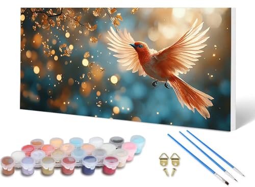 Malen Nach Zahlen Erwachsene Vogel Malen Nach Zahlen Tier, DIY Set Erwachsene Paint by Numbers mit 3 Pinsel und Acrylfarben & Knitterfreie Leinwand für Zimmer Deko Wohnzimmer 80X160 CM -lsy250610 Malen Nach Zahlen Erwachsene Vogel Malen Nach Zahlen Tier, DIY Set Erwachsene Paint by Numbers mit 3 Pinsel und Acrylfarben & Knitterfreie Leinwand für Zimmer Deko Wohnzimmer 80X160 CM -lsy250610 von LUESUAYN