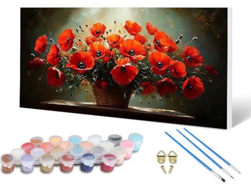 Malen Nach Zahlen Färberdistel Malen Nach Zahlen Erwachsene Blume 100X300 CM, DIY Paint by Numbers Bastelset Erwachsene Anfänger mit 3 Pinsel und Acrylfarben & Leinwand für Wanddeko -lsy2506J3OA Malen Nach Zahlen Färberdistel Malen Nach Zahlen Erwachsene Blume 100X300 CM, DIY Paint by Numbers Bastelset Erwachsene Anfänger mit 3 Pinsel und Acrylfarben & Leinwand für Wanddeko -lsy2506J3OA von LUESUAYN