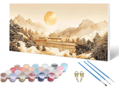Malen Nach Zahlen Japan Malen Nach Zahlen Erwachsene Landschaft 30X60 CM, DIY Paint by Numbers Bastelset Erwachsene Anfänger mit 3 Pinsel und Acrylfarben & Leinwand für Wanddeko, Geschenke -lsy25063Y Malen Nach Zahlen Japan Malen Nach Zahlen Erwachsene Landschaft 30X60 CM, DIY Paint by Numbers Bastelset Erwachsene Anfänger mit 3 Pinsel und Acrylfarben & Leinwand für Wanddeko, Geschenke -lsy25063Y von LUESUAYN