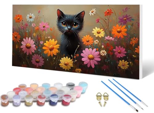 Malen Nach Zahlen Katze Malen Nach Zahlen Erwachsene Chrysantheme 50 x 100 cm, DIY Paint by Numbers Bastelset Erwachsene Anfänger mit 3 Pinsel und Acrylfarben & Leinwand für Wanddeko -lsy2506L8 Malen Nach Zahlen Katze Malen Nach Zahlen Erwachsene Chrysantheme 50 x 100 cm, DIY Paint by Numbers Bastelset Erwachsene Anfänger mit 3 Pinsel und Acrylfarben & Leinwand für Wanddeko -lsy2506L8 von LUESUAYN
