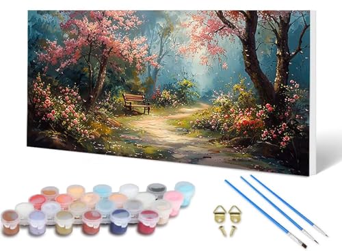 Malen Nach Zahlen Landschaft Malen Nach Zahlen Erwachsene Wald 70X140CM, DIY Paint by Numbers Bastelset Erwachsene Anfänger mit 3 Pinsel und Acrylfarben & Knitterfreie Leinwand für Wanddeko -lsy2506DR Malen Nach Zahlen Landschaft Malen Nach Zahlen Erwachsene Wald 70X140CM, DIY Paint by Numbers Bastelset Erwachsene Anfänger mit 3 Pinsel und Acrylfarben & Knitterfreie Leinwand für Wanddeko -lsy2506DR von LUESUAYN
