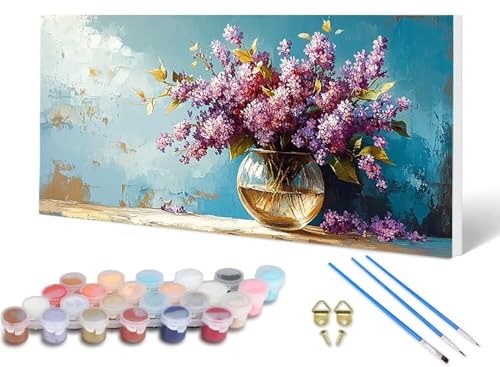 Malen Nach Zahlen Magnolie Malen Nach Zahlen Erwachsene Vase 100X300CM, DIY Paint by Numbers Bastelset Erwachsene Anfänger mit 3 Pinsel und Acrylfarben & Knitterfreie Leinwand für Wanddeko -lsy25061X Malen Nach Zahlen Magnolie Malen Nach Zahlen Erwachsene Vase 100X300CM, DIY Paint by Numbers Bastelset Erwachsene Anfänger mit 3 Pinsel und Acrylfarben & Knitterfreie Leinwand für Wanddeko -lsy25061X von LUESUAYN