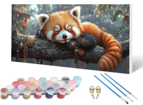 Malen Nach Zahlen Panda Malen Nach Zahlen Erwachsene Tier 90X180 CM, DIY Paint by Numbers Bastelset Erwachsene Anfänger mit 3 Pinsel und Acrylfarben & Knitterfreie Leinwand für Wanddeko -lsy2506FM Malen Nach Zahlen Panda Malen Nach Zahlen Erwachsene Tier 90X180 CM, DIY Paint by Numbers Bastelset Erwachsene Anfänger mit 3 Pinsel und Acrylfarben & Knitterfreie Leinwand für Wanddeko -lsy2506FM von LUESUAYN