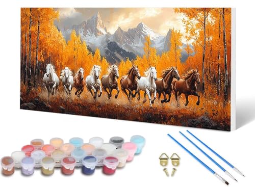 Malen Nach Zahlen Pferd Malen Nach Zahlen Erwachsene Tier 90 x 180 cm, DIY Paint by Numbers Bastelset Erwachsene Anfänger mit 3 Pinsel und Acrylfarben & Knitterfreie Leinwand für Wanddeko -lsy25062V Malen Nach Zahlen Pferd Malen Nach Zahlen Erwachsene Tier 90 x 180 cm, DIY Paint by Numbers Bastelset Erwachsene Anfänger mit 3 Pinsel und Acrylfarben & Knitterfreie Leinwand für Wanddeko -lsy25062V von LUESUAYN