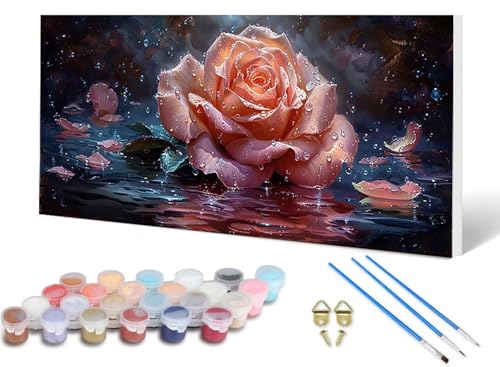 Malen Nach Zahlen Rose Malen Nach Zahlen Erwachsene Blume 30X60CM, DIY Paint by Numbers Bastelset Erwachsene Anfänger mit 3 Pinsel und Acrylfarben & Knitterfreie Leinwand für Wanddeko -lsy2506O3 Malen Nach Zahlen Rose Malen Nach Zahlen Erwachsene Blume 30X60CM, DIY Paint by Numbers Bastelset Erwachsene Anfänger mit 3 Pinsel und Acrylfarben & Knitterfreie Leinwand für Wanddeko -lsy2506O3 von LUESUAYN