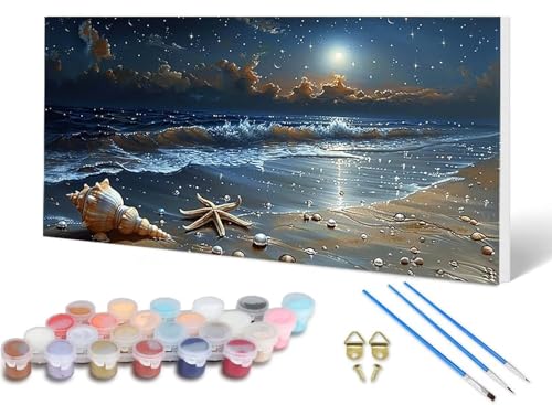Malen Nach Zahlen Strand Malen Nach Zahlen Erwachsene Ozean 30X60CM, DIY Paint by Numbers Bastelset Erwachsene Anfänger mit 3 Pinsel und Acrylfarben & Knitterfreie Leinwand für Wanddeko -lsy250678 Malen Nach Zahlen Strand Malen Nach Zahlen Erwachsene Ozean 30X60CM, DIY Paint by Numbers Bastelset Erwachsene Anfänger mit 3 Pinsel und Acrylfarben & Knitterfreie Leinwand für Wanddeko -lsy250678 von LUESUAYN