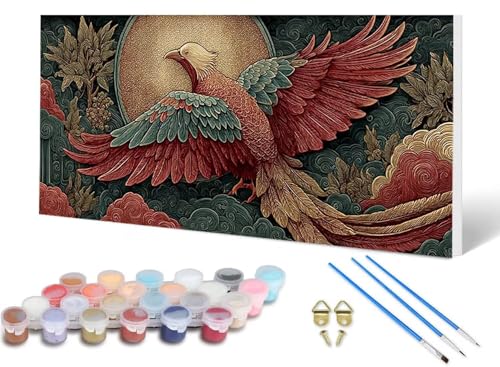 Malen Nach Zahlen Vogel Malen Nach Zahlen Erwachsene Mond 70 x 140 cm, DIY Paint by Numbers Bastelset Erwachsene Anfänger mit 3 Pinsel und Acrylfarben & Knitterfreie Leinwand für Wanddeko -lsy2506L2 Malen Nach Zahlen Vogel Malen Nach Zahlen Erwachsene Mond 70 x 140 cm, DIY Paint by Numbers Bastelset Erwachsene Anfänger mit 3 Pinsel und Acrylfarben & Knitterfreie Leinwand für Wanddeko -lsy2506L2 von LUESUAYN
