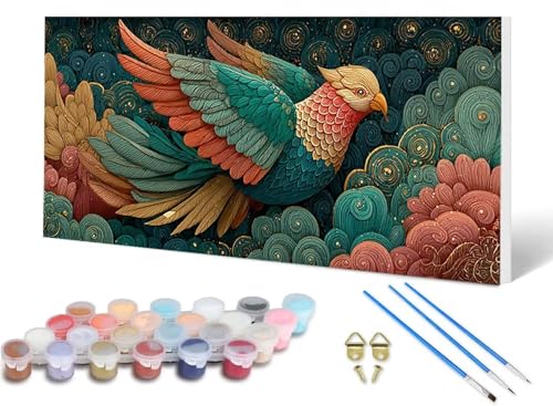 Malen Nach Zahlen Vogel Malen Nach Zahlen Erwachsene Tier 70X140 CM, DIY Paint by Numbers Bastelset Erwachsene Anfänger mit 3 Pinsel und Acrylfarben & Knitterfreie Leinwand für Wanddeko -lsy25062B Malen Nach Zahlen Vogel Malen Nach Zahlen Erwachsene Tier 70X140 CM, DIY Paint by Numbers Bastelset Erwachsene Anfänger mit 3 Pinsel und Acrylfarben & Knitterfreie Leinwand für Wanddeko -lsy25062B von LUESUAYN