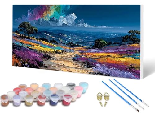 Malen Nach Zahlen Wiese Malen Nach Zahlen Erwachsene Himmel 70X140 CM, DIY Paint by Numbers Bastelset Erwachsene Anfänger mit 3 Pinsel und Acrylfarben & Knitterfreie Leinwand für Wanddeko -lsy2506L4 Malen Nach Zahlen Wiese Malen Nach Zahlen Erwachsene Himmel 70X140 CM, DIY Paint by Numbers Bastelset Erwachsene Anfänger mit 3 Pinsel und Acrylfarben & Knitterfreie Leinwand für Wanddeko -lsy2506L4 von LUESUAYN