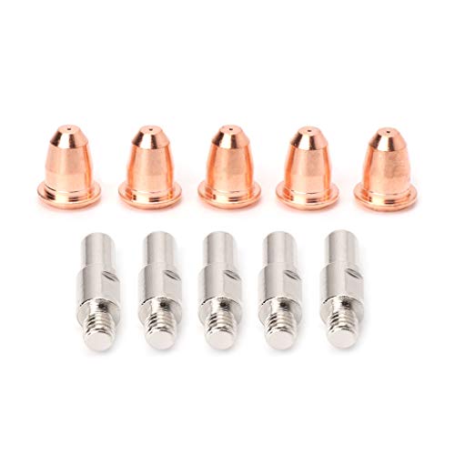 LUJIAXI Elektrodendüse, 10 Stück/Set, S45 Verbrauchsmaterialien, Elektrode, 0,8 mm, Düsenspitze für Taschenlampe von LUJIAXI