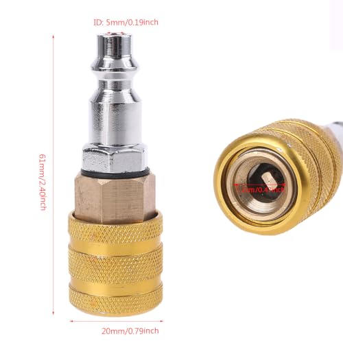 LUJIAXI Standard Portable Air Chucks Air Inflation Nozzle Inflation Devices & Accessories Fitting for Air Inflators Stainless von LUJIAXI
