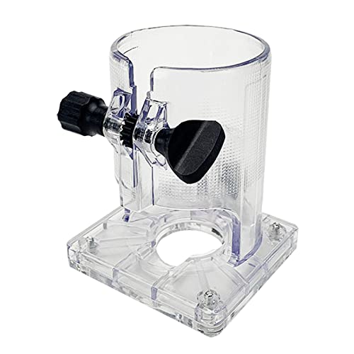 LUJIAXI Trimmer-Basis, tragbare Holzfräsen-Basis, Holzbearbeitung für Handflächenfräse, Basis, dick für Abdeckungen, Tischlerwerkzeuge, 3,5 x 3,2 x von LUJIAXI