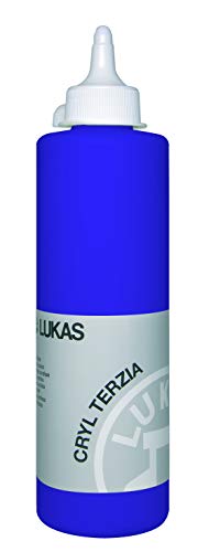 LUKAS CRYL TERZIA 500 ml - Acrylfarbe in Studien-Qualität - Farbton Kobaltviolett dunkel (imit.) von LUKAS