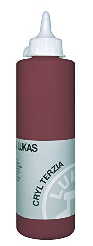 LUKAS CRYL TERZIA 500 ml - Acrylfarbe in Studien-Qualität - Farbton Terra di Siena gebrannt von LUKAS