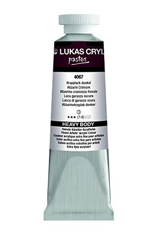 LUKAS CRYL pastos 37 ml - Acrylfarbe in Profi-Qualität - Farbton Krapplack dunkel von LUKAS