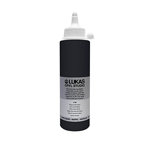 LUKAS Cryl Studio 250 ml, Acrylfarbe in Premium-Qualität, Eisenoxidschwarz LUKAS Cryl Studio 250 ml, Acrylfarbe in Premium-Qualität, Eisenoxidschwarz von LUKAS
