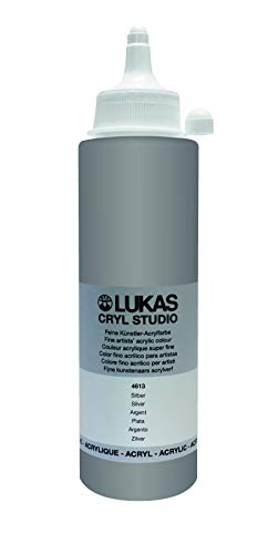 LUKAS Cryl Studio 250 ml, Acrylfarbe in Premium-Qualität, Silber LUKAS Cryl Studio 250 ml, Acrylfarbe in Premium-Qualität, Silber von LUKAS