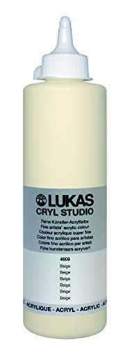 LUKAS Cryl Studio 500 ml, Acrylfarbe in Premium-Qualität, Beige von LUKAS