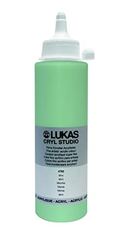 LUKAS Cryl Studio Künstler-Acrylfarben, Kunststoff, Mint, 250 ml (1er Pack), 250 LUKAS Cryl Studio Künstler-Acrylfarben, Kunststoff, Mint, 250 ml (1er Pack), 250 von LUKAS