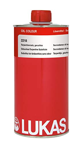 LUKAS Malmittel für die Ölmalerei - Terpentinersatz, geruchlos in 1 l, K22181000 von LUKAS