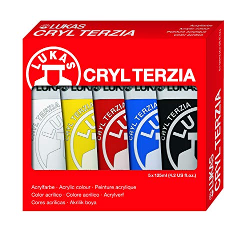 Lukas 64810000 - Cryl Terzia Malset Classic, 5 Tuben á 125 ml, acrylfarbe Lukas 64810000 - Cryl Terzia Malset Classic, 5 Tuben á 125 ml, acrylfarbe von LUKAS