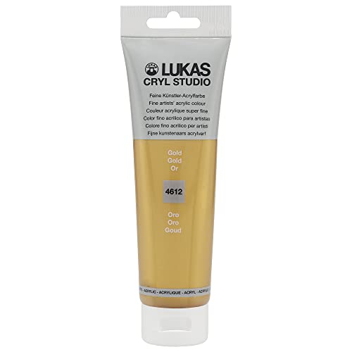 Lukas Cryl Studio 125 ml, Acrylfarbe in Premium-Qualität, Gold Lukas Cryl Studio 125 ml, Acrylfarbe in Premium-Qualität, Gold von LUKAS