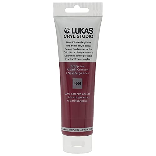 Lukas Cryl Studio 125 ml, Acrylfarbe in Premium-Qualität, Krapplack von LUKAS