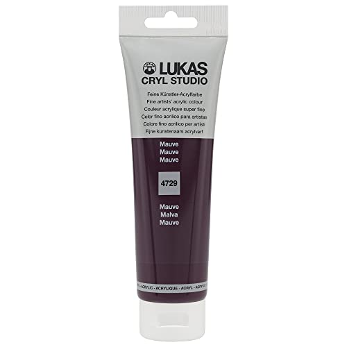 Lukas Cryl Studio 125 ml, Acrylfarbe in Premium-Qualität, Mauve von LUKAS