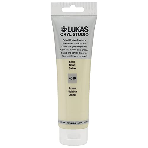 Lukas Cryl Studio 125 ml, Acrylfarbe in Premium-Qualität, Sand von LUKAS