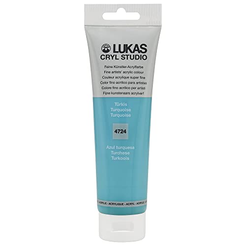 Lukas Cryl Studio 125 ml, Acrylfarbe in Premium-Qualität, Türkis Lukas Cryl Studio 125 ml, Acrylfarbe in Premium-Qualität, Türkis von LUKAS